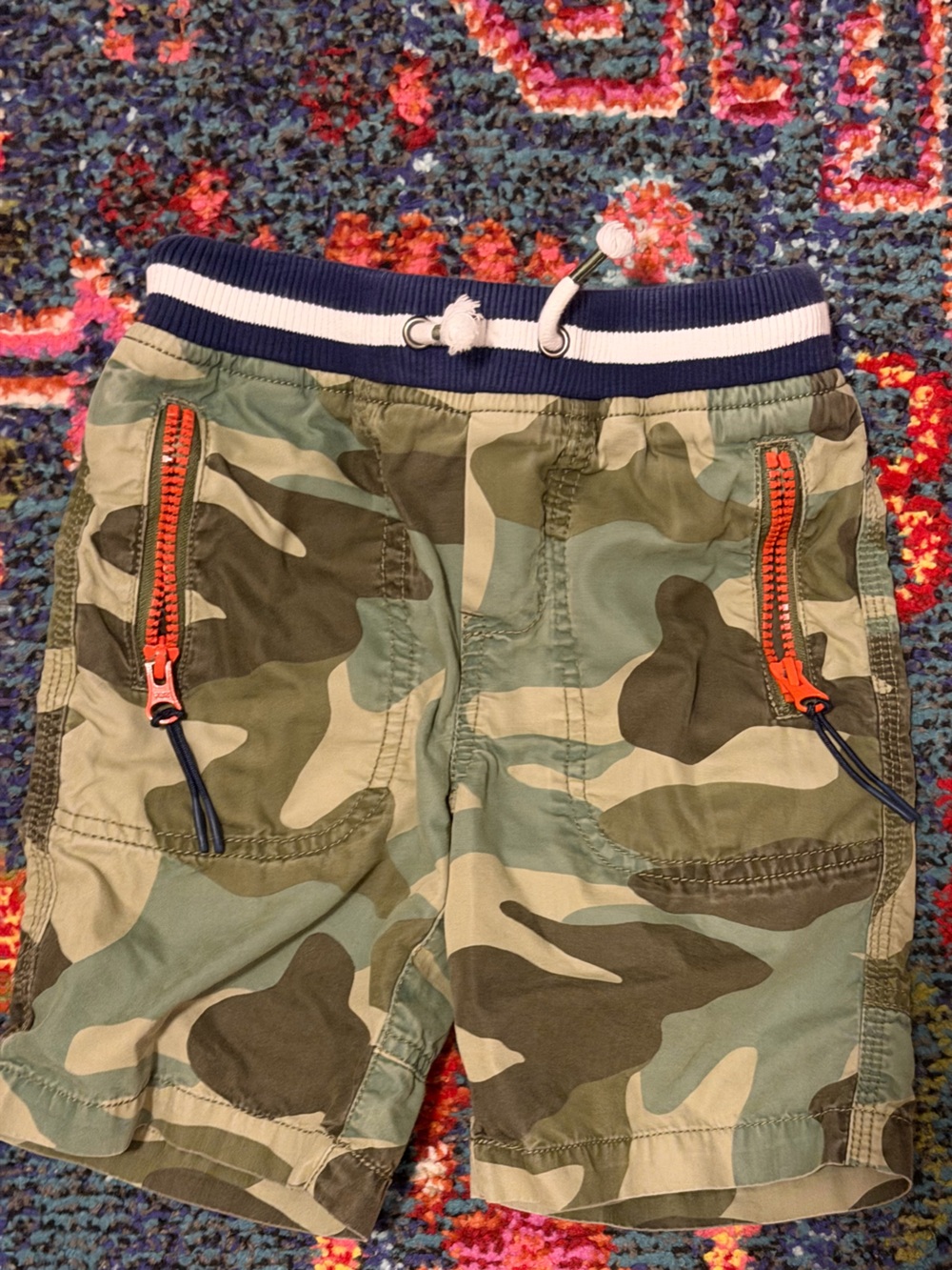 Mini Boden 4Y Shorts - Camouflage